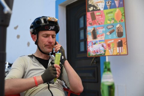 Pause glace pour se rafraichir