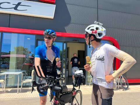 Jean Guerin et Maxime Prieur, en tête de course